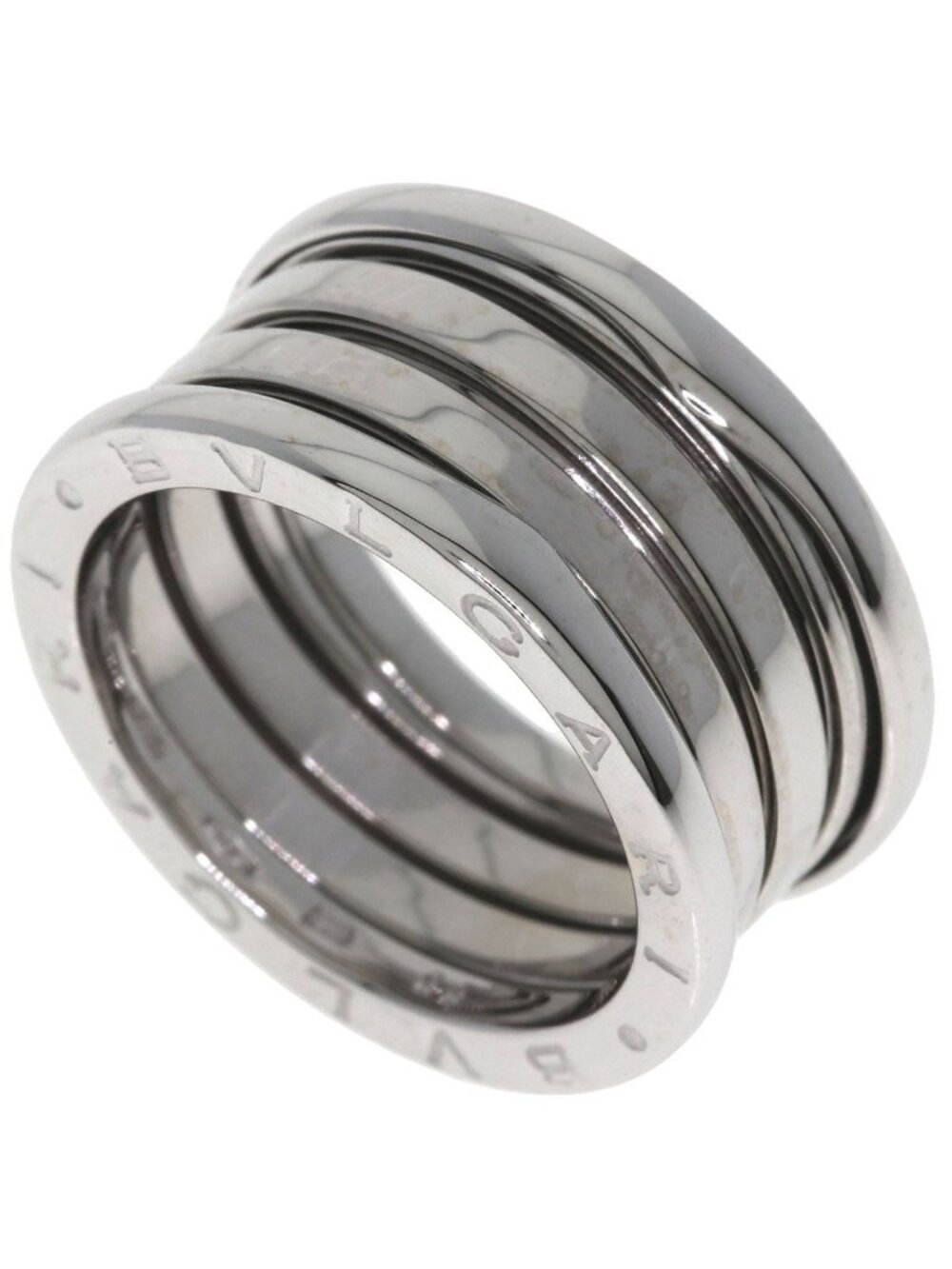 Bvlgari B.zero1 Band 55 Ring 18k White Gold